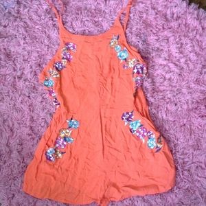 Floral Orange 🧡 jumper